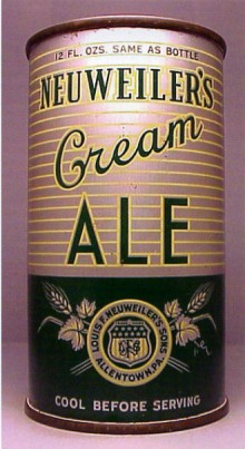 Neuweilers Cream Ale Beer Can