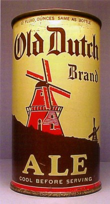Old Dutch Brand Ale Beer Can