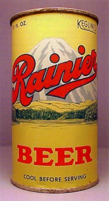 Rainier Beer Can