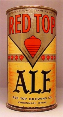 Red Top Ale Beer Can