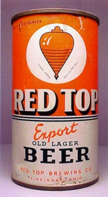 Red Top Export Old Lager Beer Can