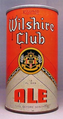 Wilshire Club Ale Beer Can
