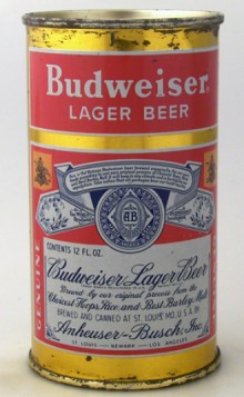Budweiser Lager Beer Can