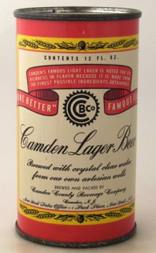 Camden Lager Beer Can
