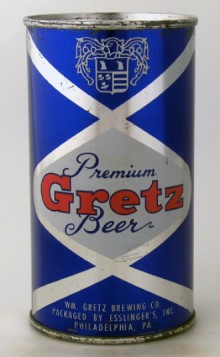 Gretz Premium Beer Can