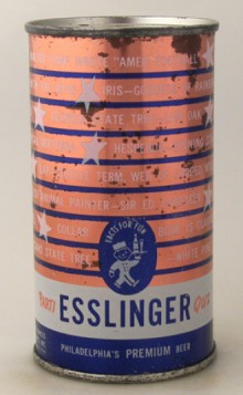 Esslinger Parti Quiz Pink & Blue Beer Can