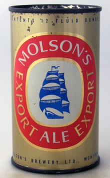 Molson's Export Beer Can