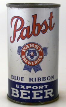 Pabst Blue Ribbon Export Beer Can